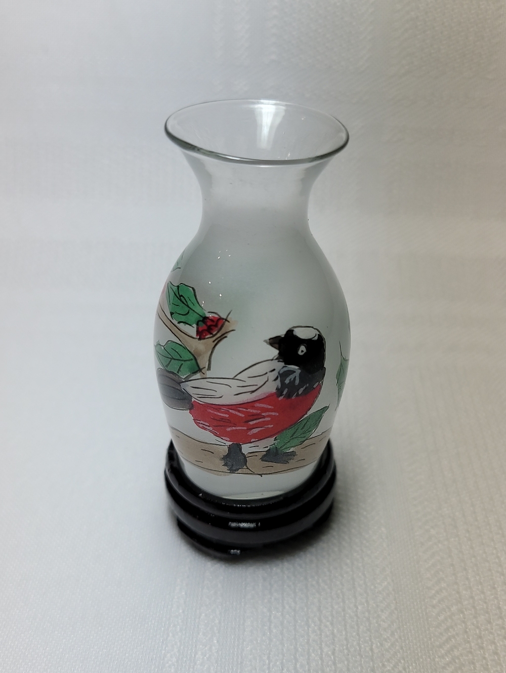 Miniature Reverse Painted Vase